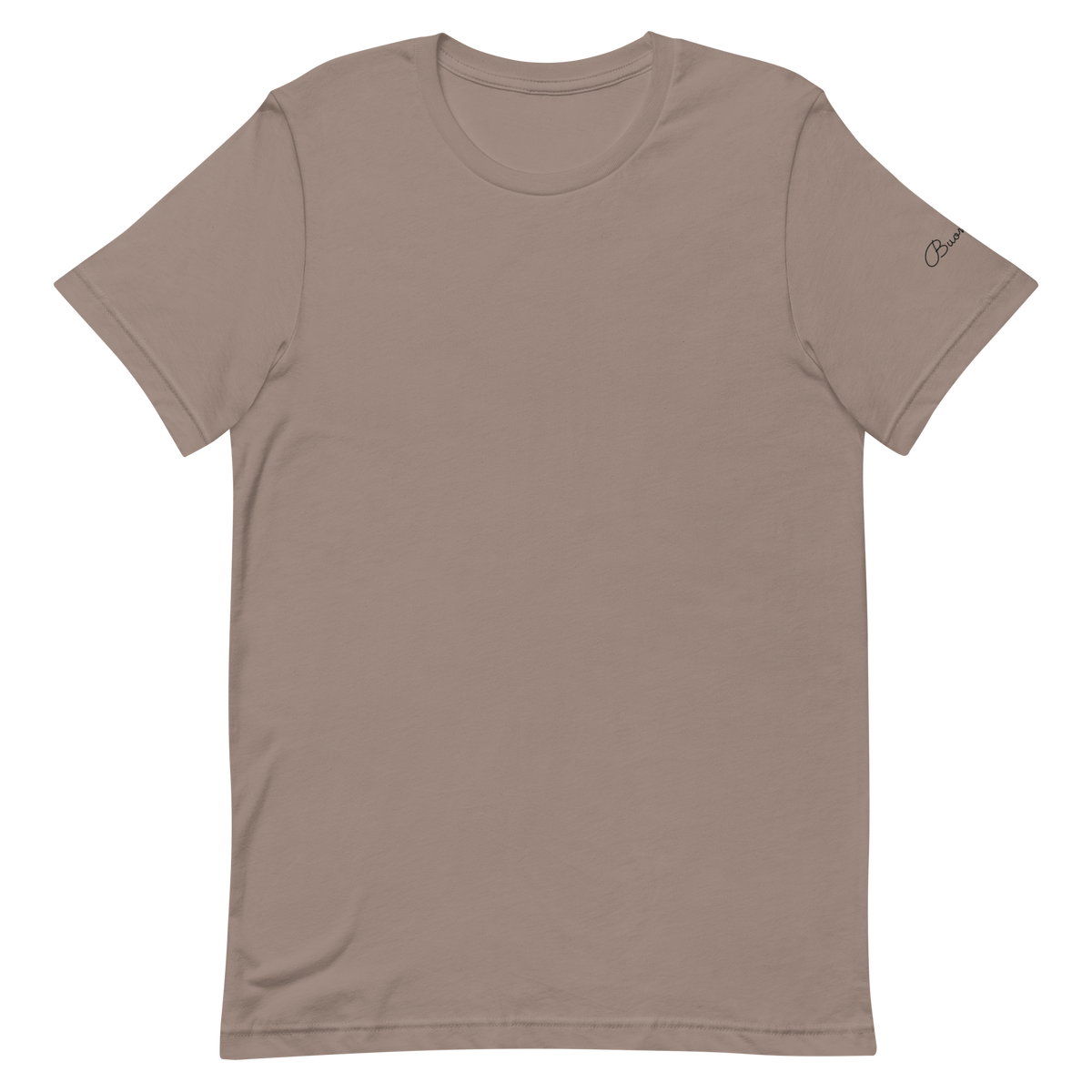 Buongiorno tee, pebble, front flat lay