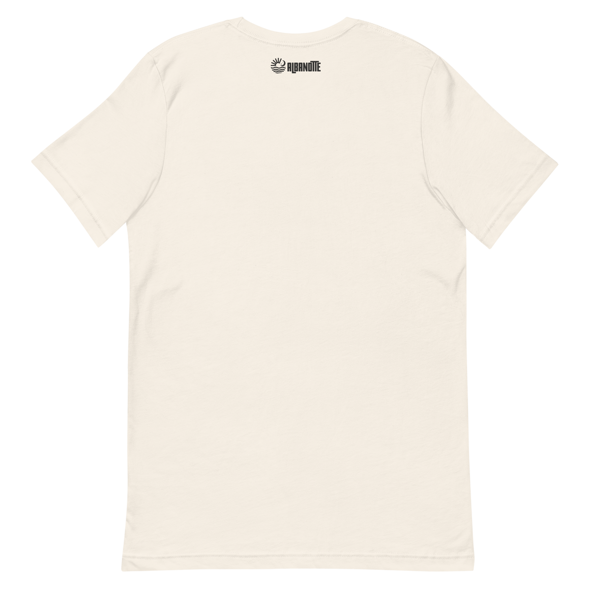 Nonna Was Right tee, vintage white, back flat lay