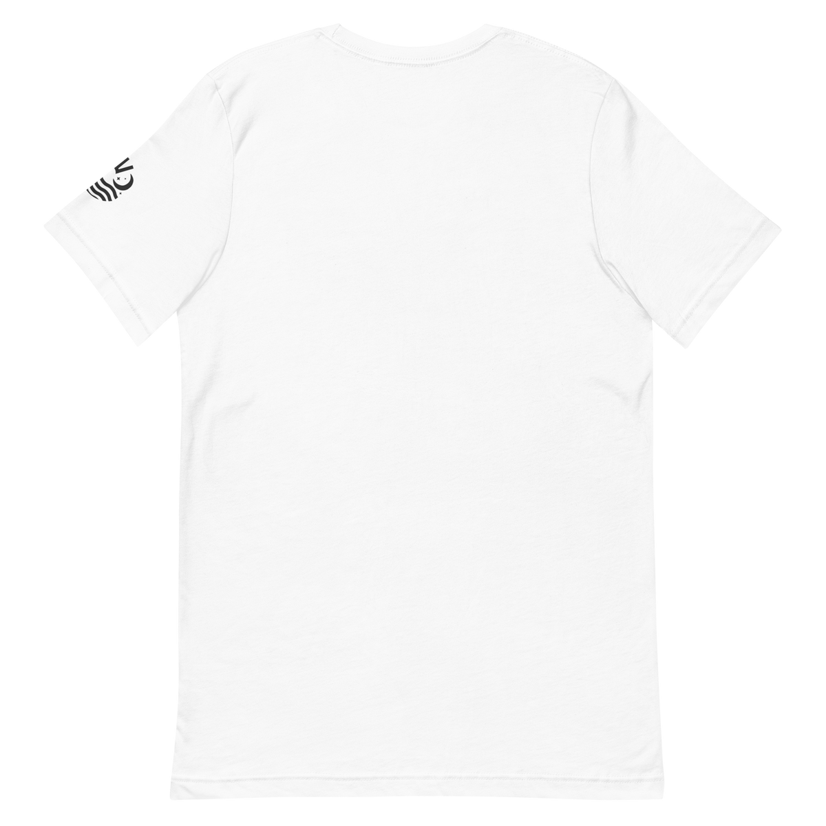 Piano Piano tee, white, back flat lay