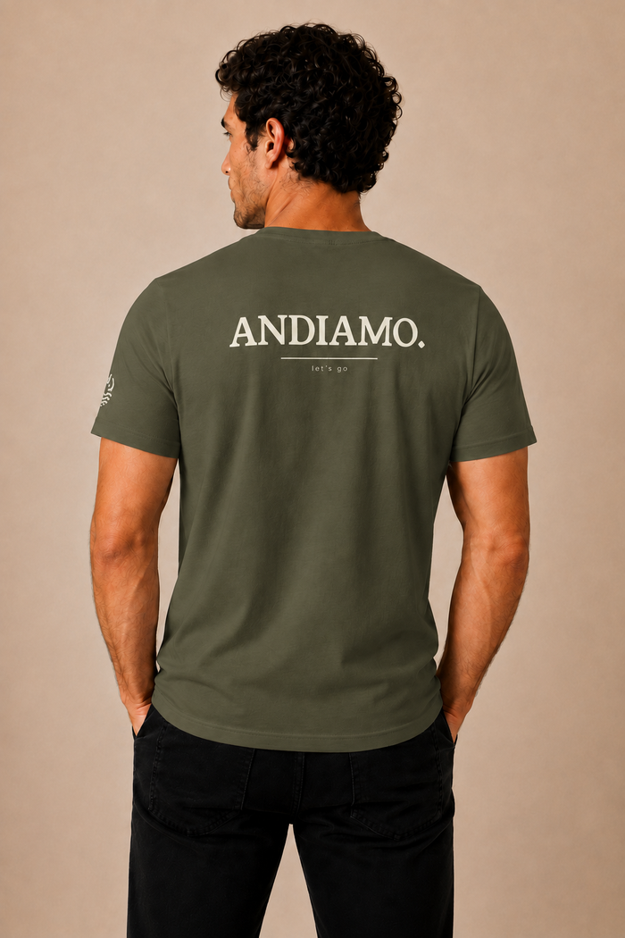 Andiamo Tee — Military Green