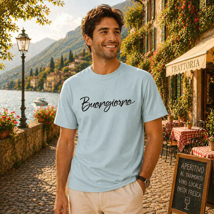 Buongiorno Heavyweight Tee — Agave
