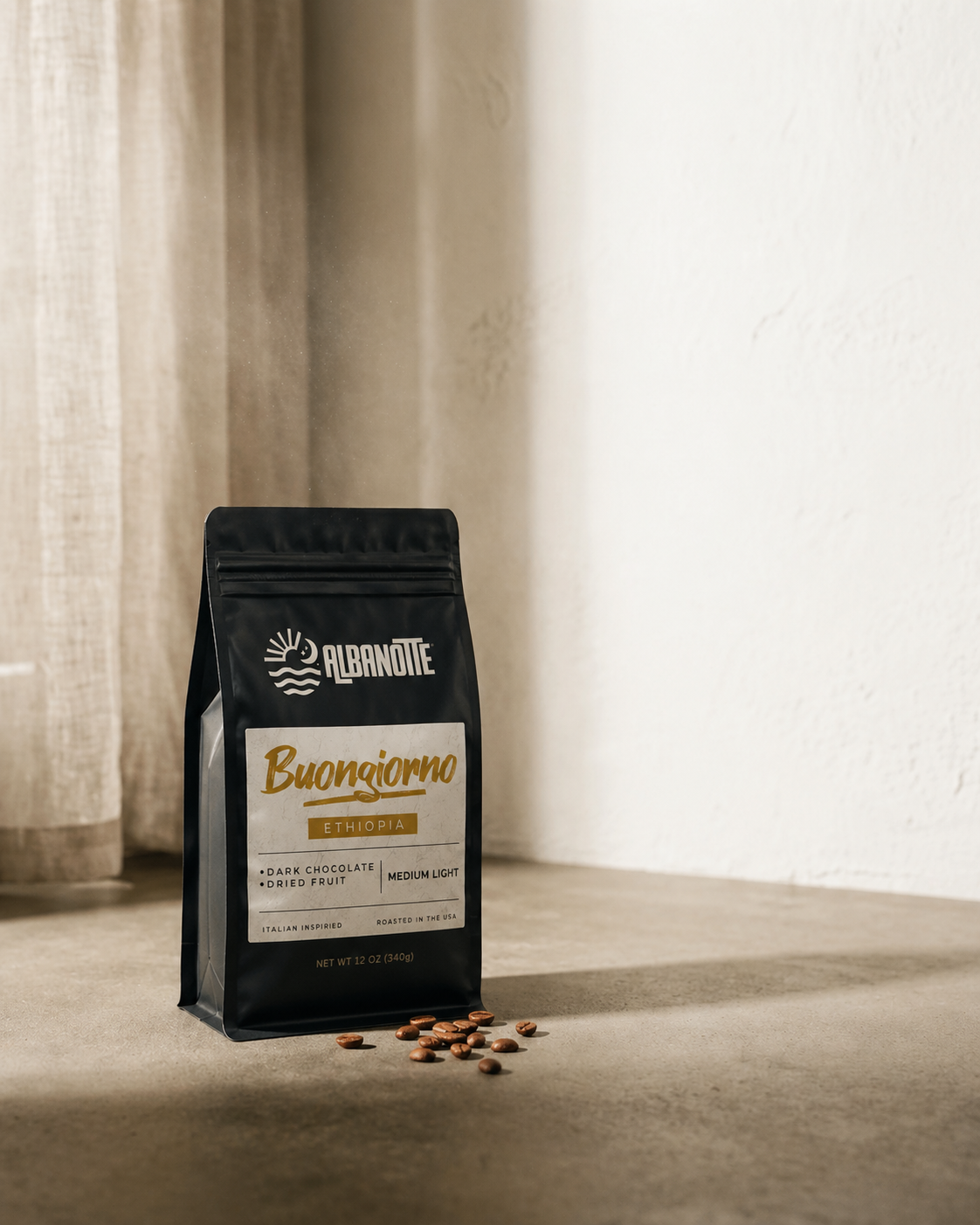 Buongiorno — Ethiopia Single-Origin Light Roast Coffee, 12oz