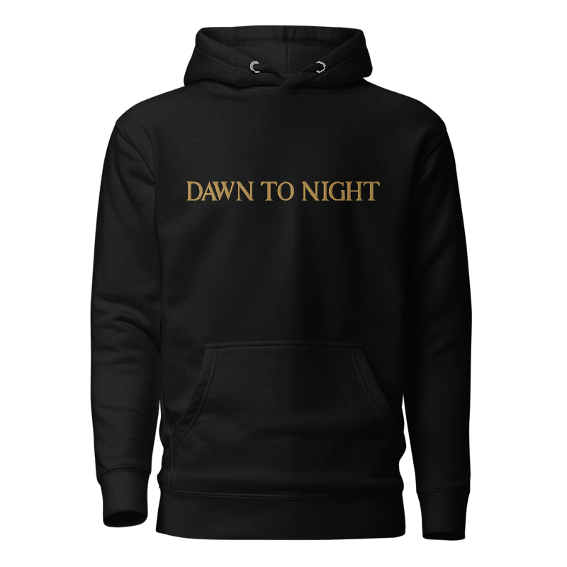 Dawn to Night Embroidered Hoodie