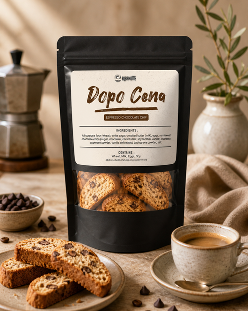 Espresso Chocolate Chip Biscotti