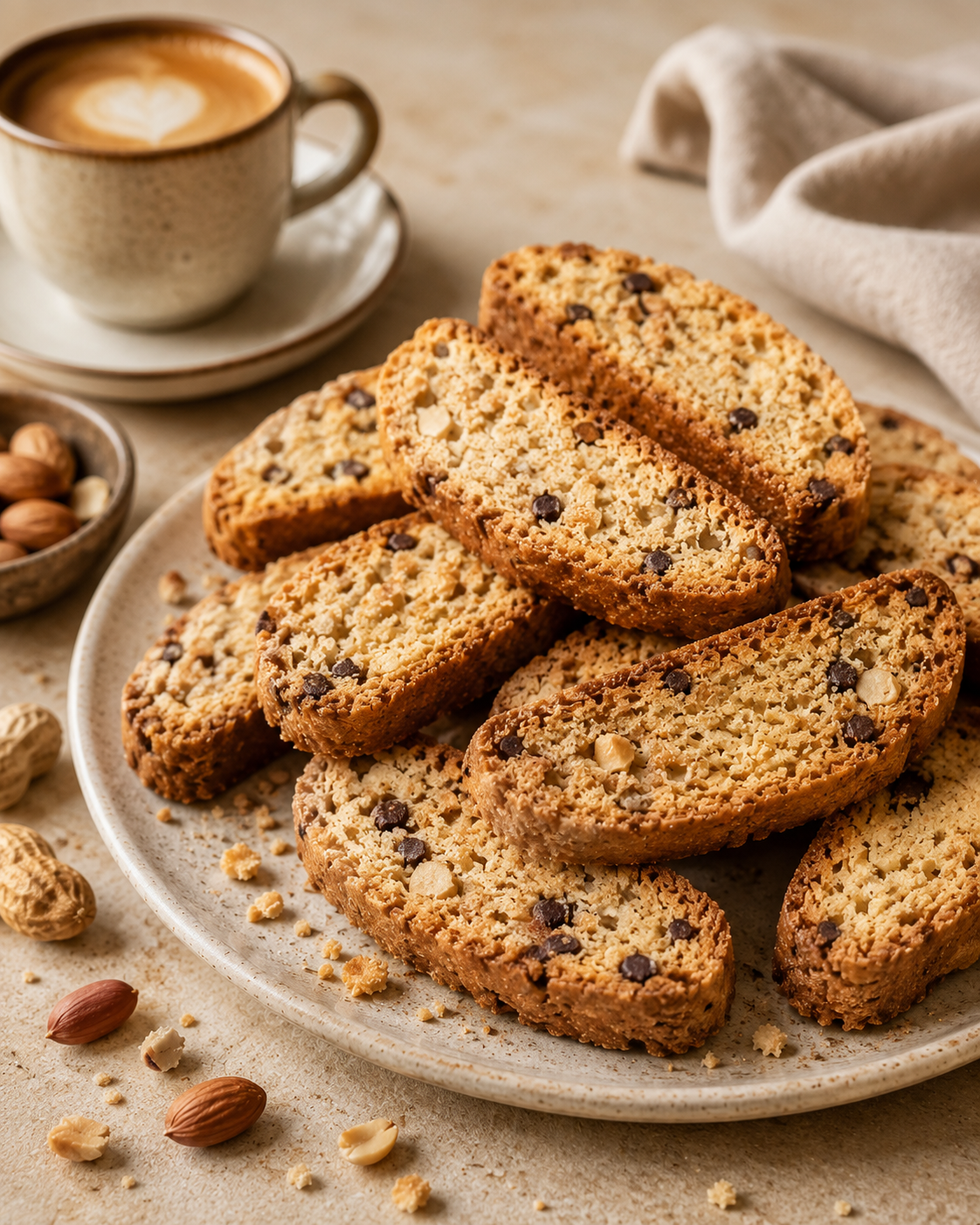 Peanut Butter Biscotti