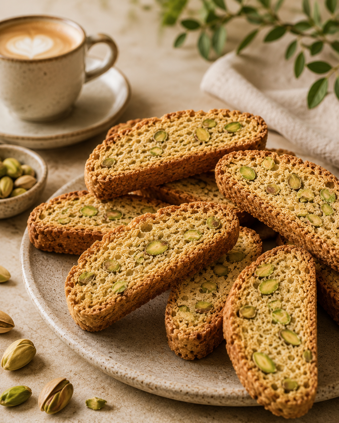 Smeraldo — Pistachio Italian Biscotti