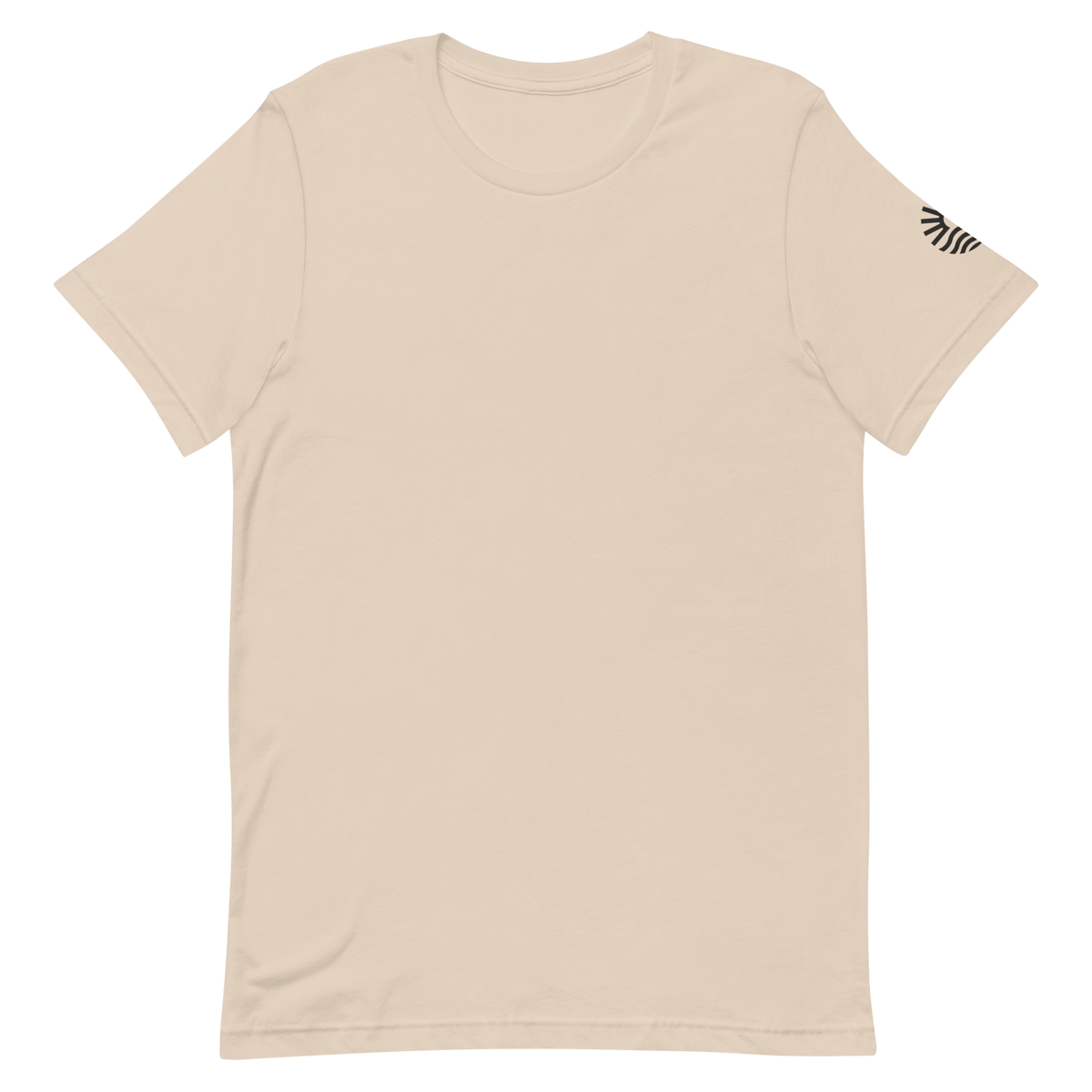 Domani tee, soft cream, front flat lay