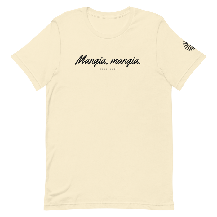 Mangia Mangia Tee — Natural