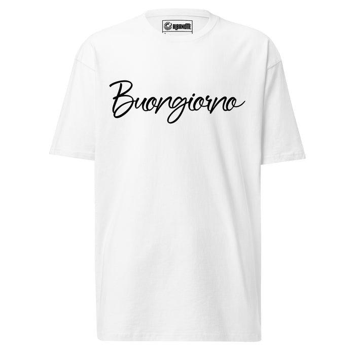 Buongiorno Heavyweight Tee — White
