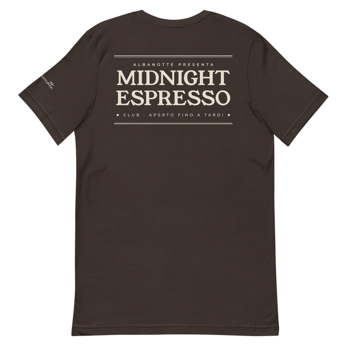 Midnight Espresso Club Tee — Brown