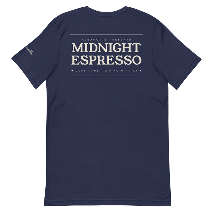 Midnight Espresso Club Tee — Navy