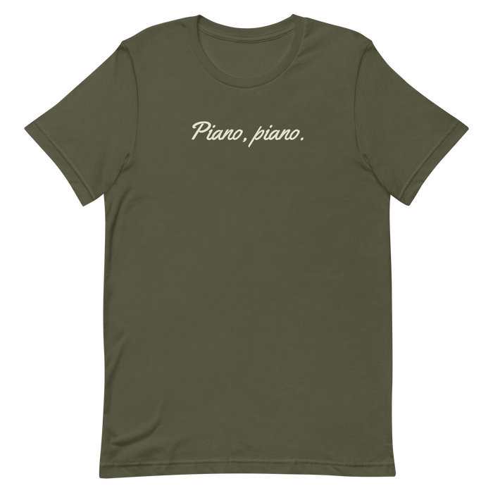 Piano Piano Tee — Military Green