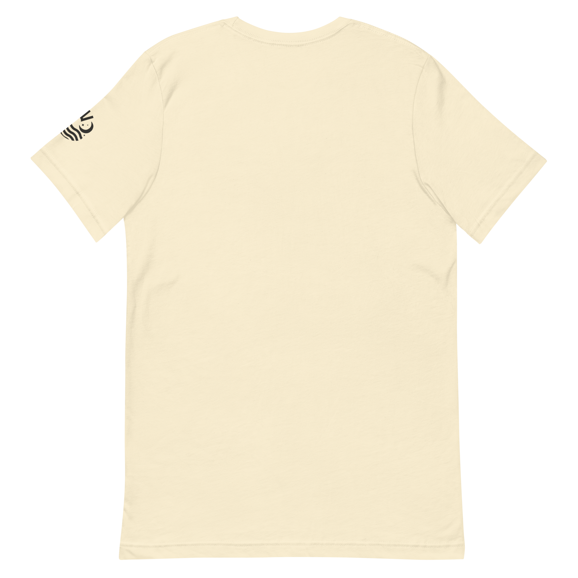 Piano Piano tee, natural, back flat lay