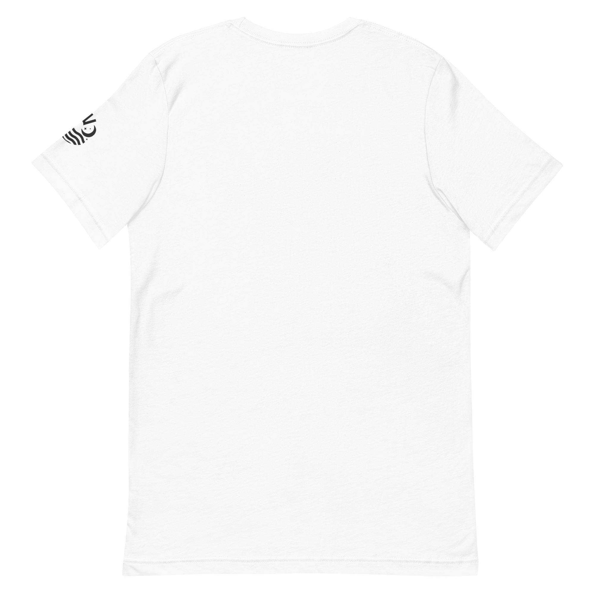 Piano Piano tee, white, back flat lay
